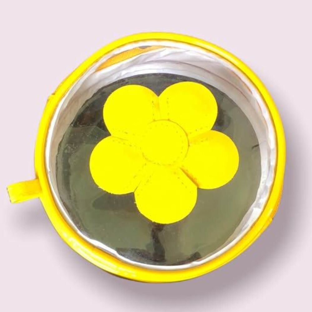 Yellow Beauty Cosmetic Pouch